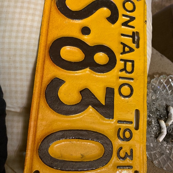 Vintage license plates Ontario 1920 - Picture 10 of 16